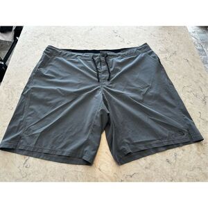 The North Face Shorts Gray Velcro Drawstring Mems Sz XXL